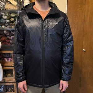 Columbia L black Omni heat infinity